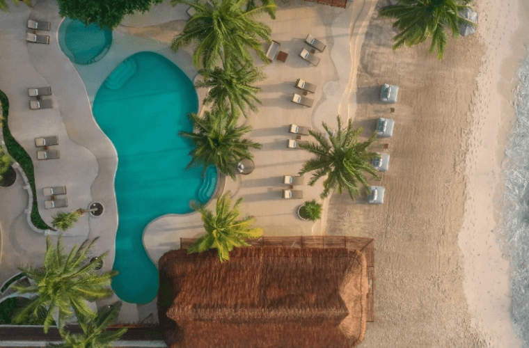 aerial view of Viceroy Riviera Maya 