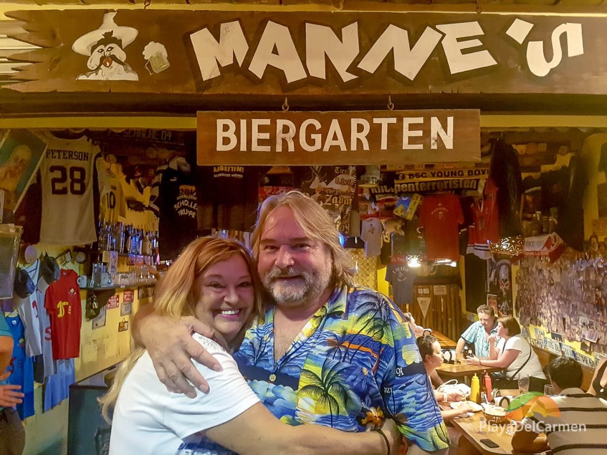 Owners of Manne's Biergarten