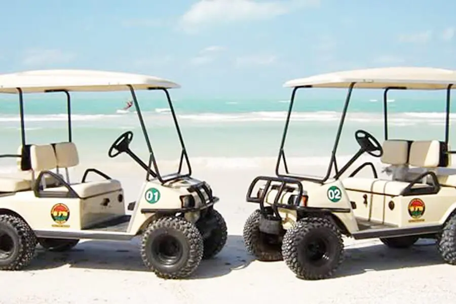 Holbox Island golf carts