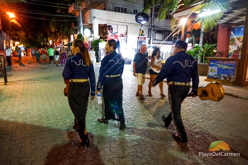 Performers on street