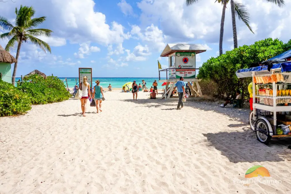 The Playa del Carmen beach is one of the things that draws so many visitors to the city