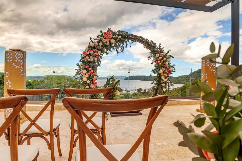 planet hollywood costa rica wedding terrace