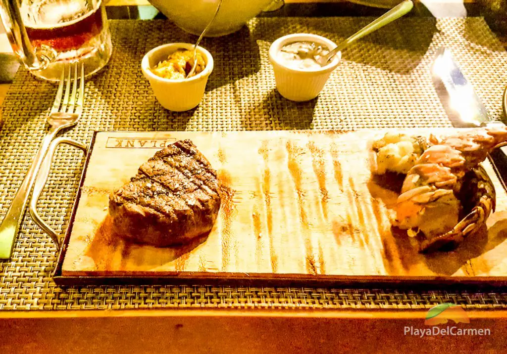 Plank Restaurant Planking Surf & Turf