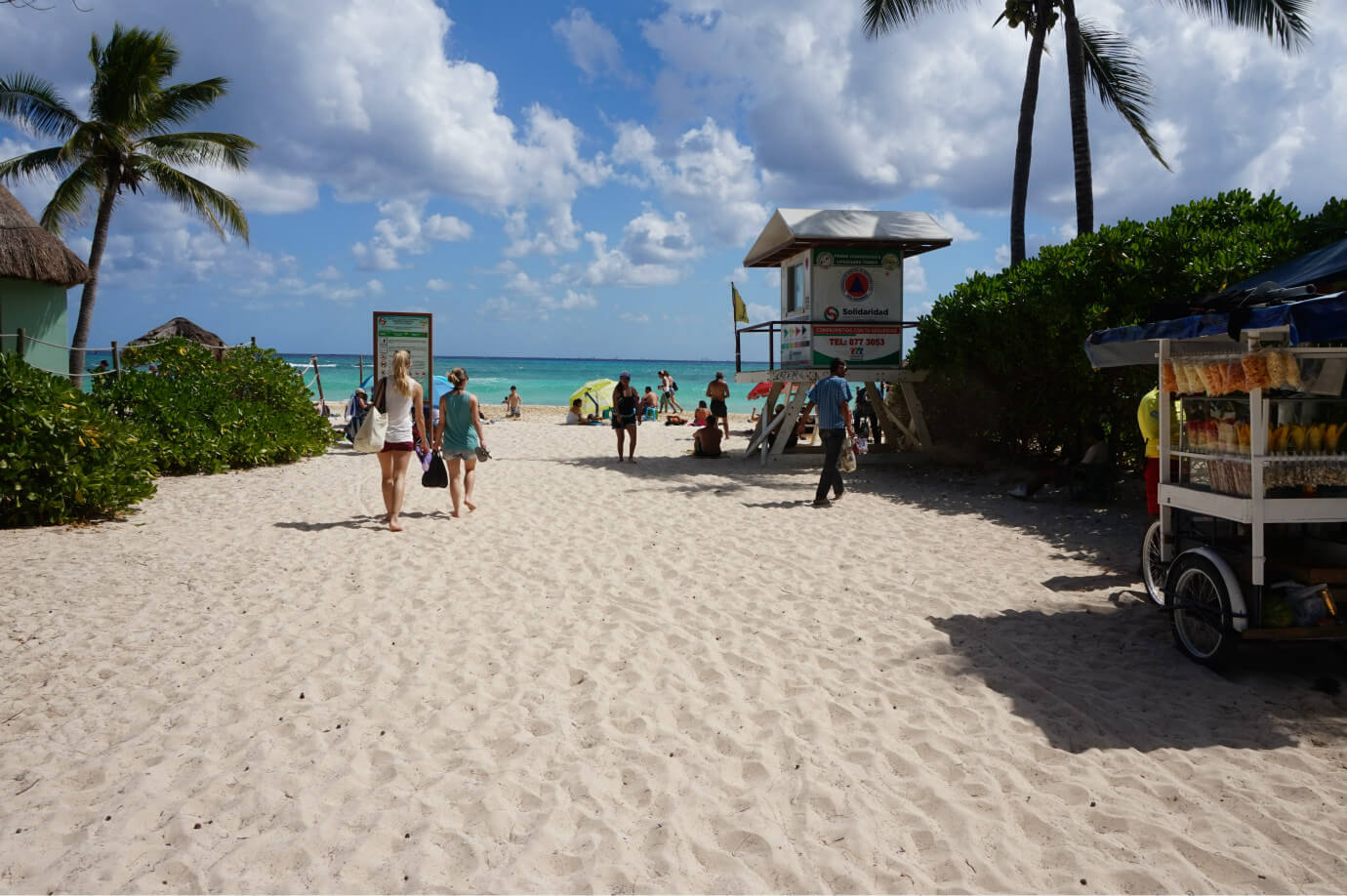 Playa del Carmen beach