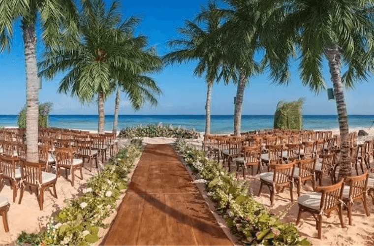 beach wedding venue Paradisus Playa Del Carmen