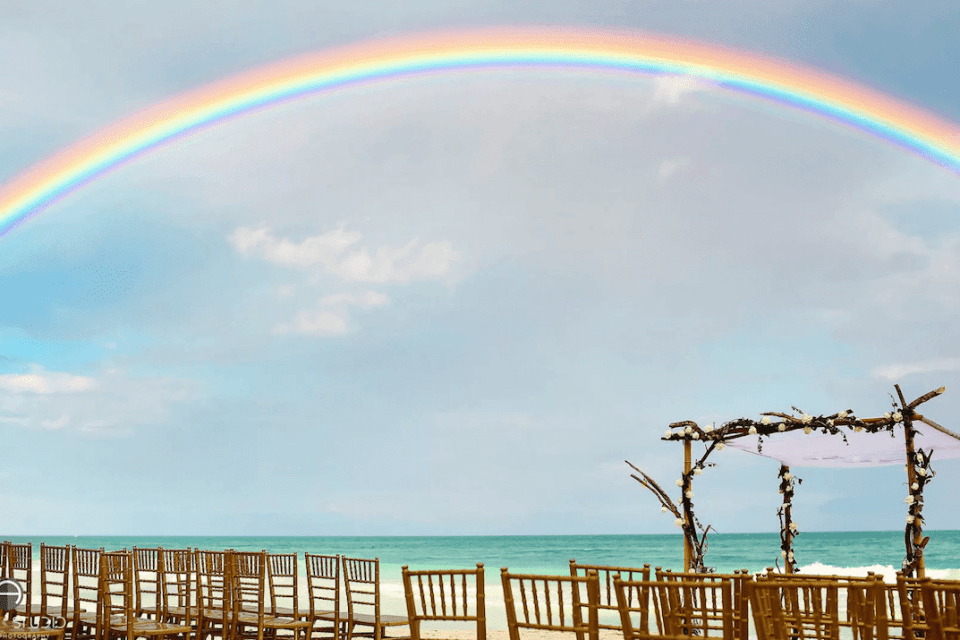 worried about rain on your wedding day?