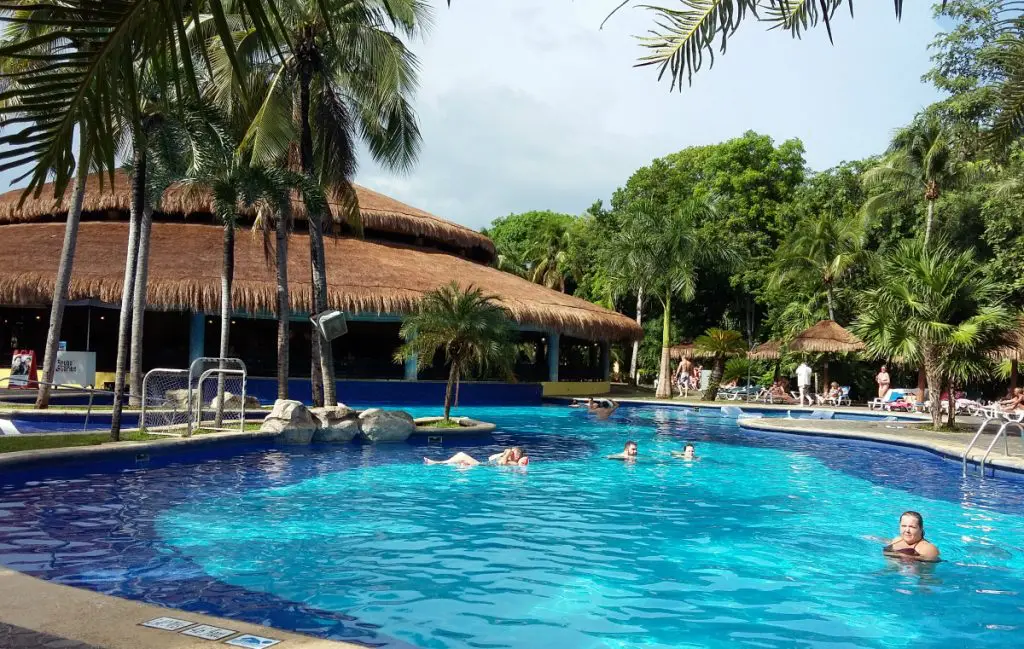 main pool area at the Riu Tequila hotell