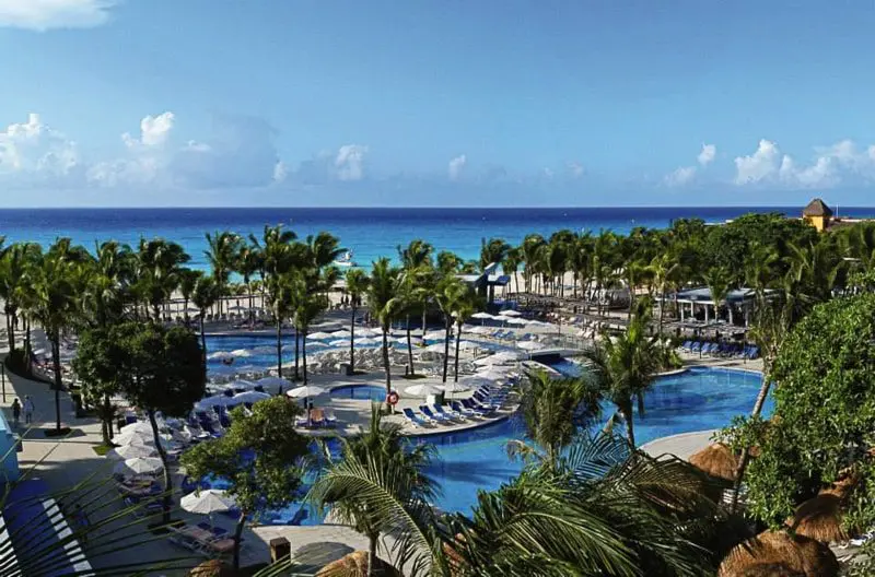 Riu Yucatan aerial view Playa del Carmen