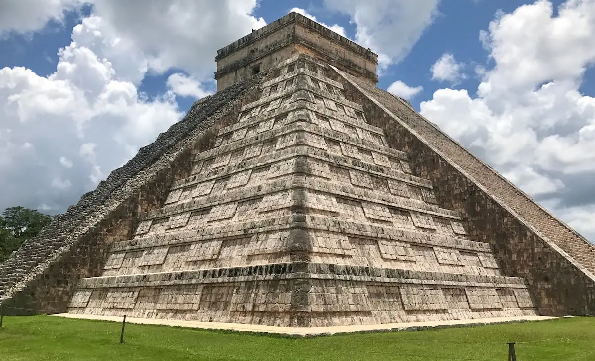 maya pyramid in Yucatan Mexico