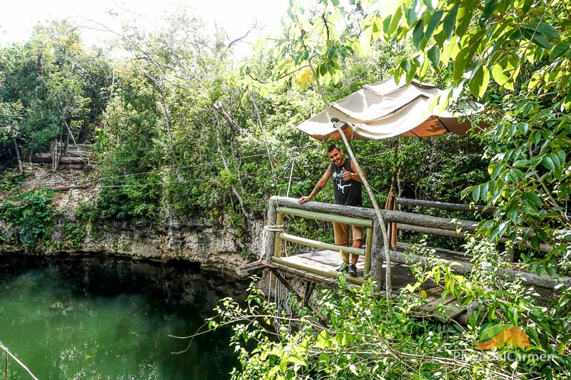 zIp lining at selvatica, cancun