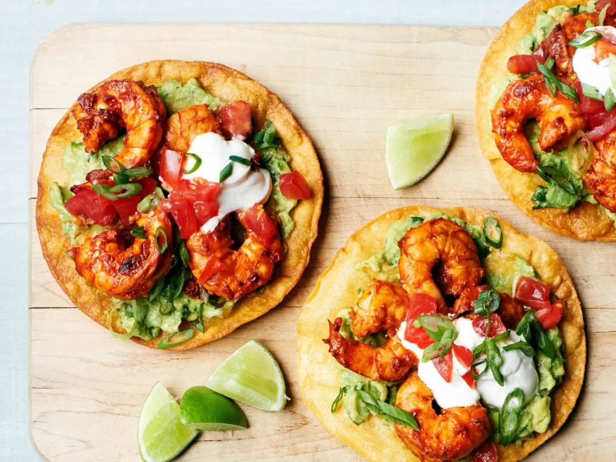 shrimp tostada