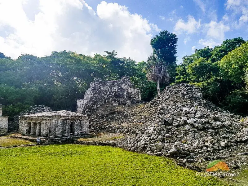 Mayan ruins of Muyil located south of Tulum