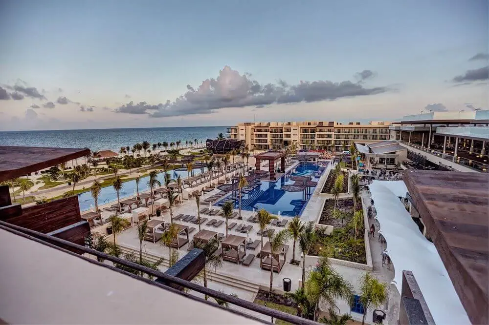 Aerial view of the Royalton Riviera Cancun