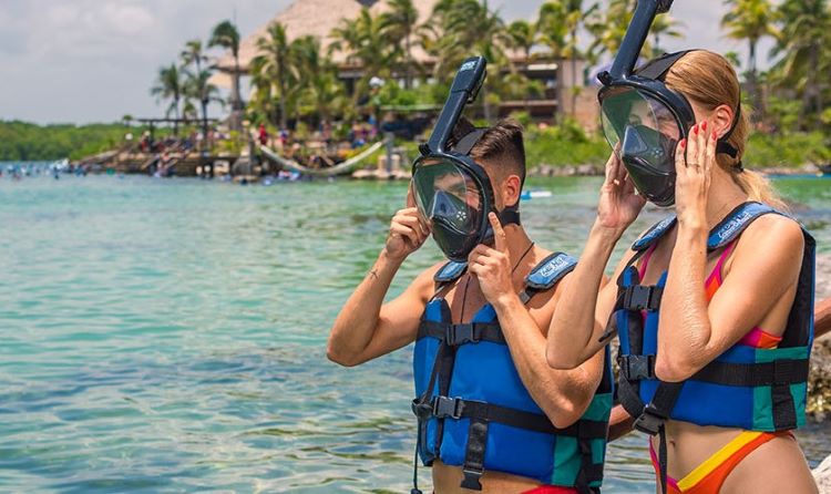 snorkeling at xel ha