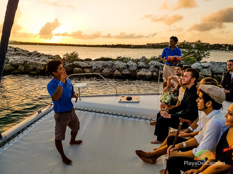 Sunset Sail Playa del Carmen catamaran tour