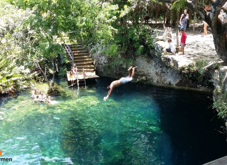 swimming cenote playa del carmen