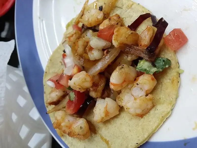 Mexican seafood tacos
