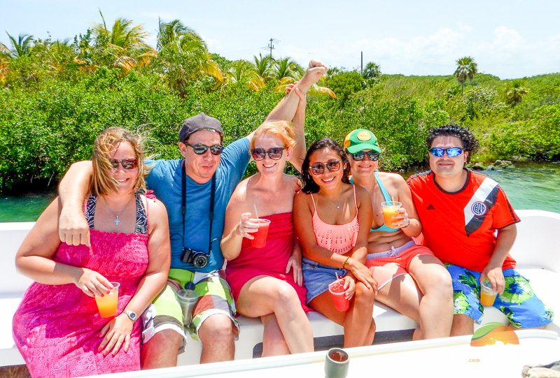 Playa del Carmen team on a private yacht tour