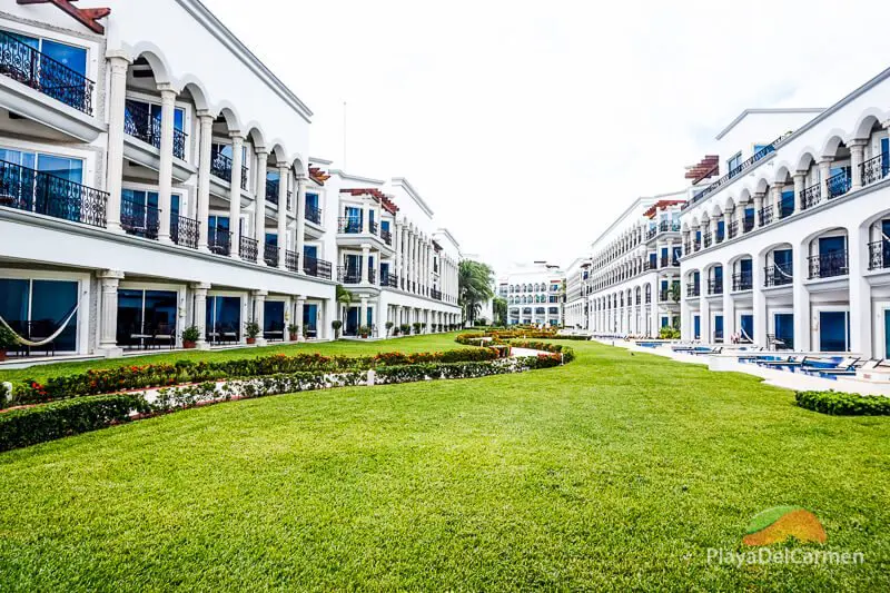 The Royal Playa del Carmen garden view