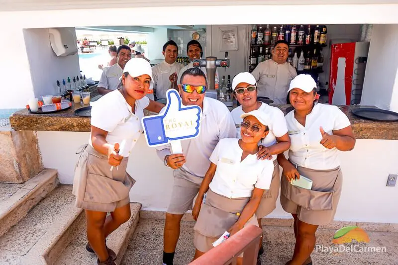 Royal Playa del Carmen staff