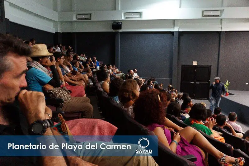 People at sayab planetarium in playa del carmen