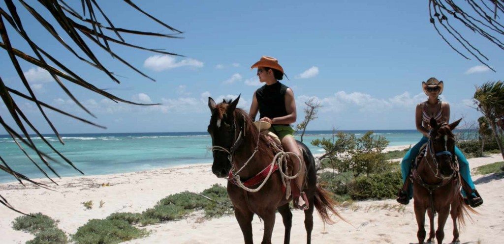 horseback riding riviera maya beach