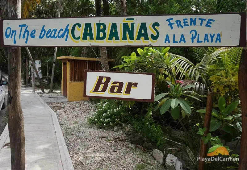 Tulum Hotel Zone Beach Cabanas