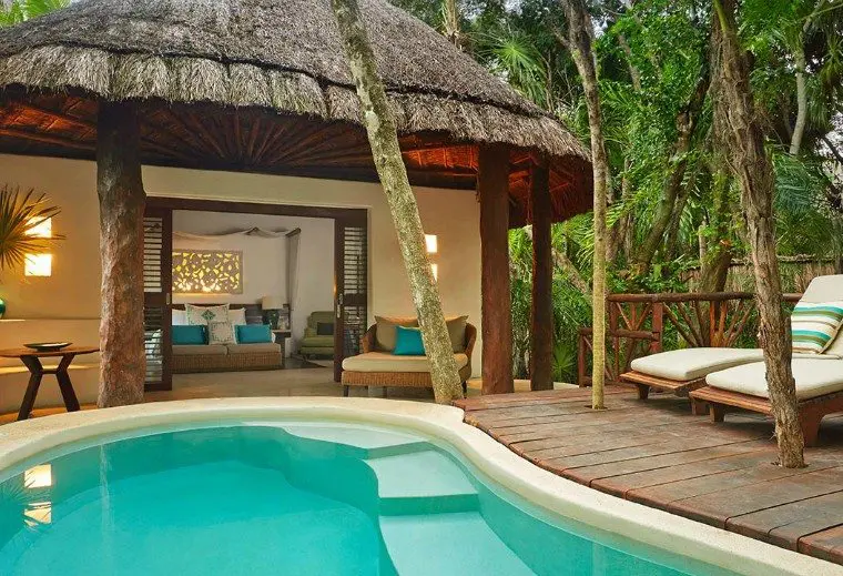 Pool view at Viceroy Riviera Maya