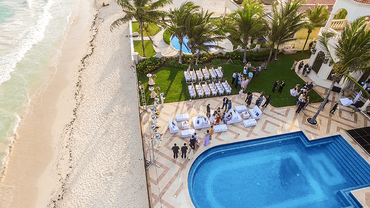 villa wedding in Playa del Carmen