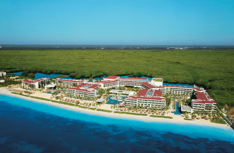 aerial view of Breathless Riviera Cancun