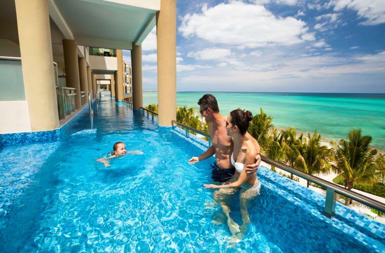 Swimming is one of the activities at Generations Riviera Maya 