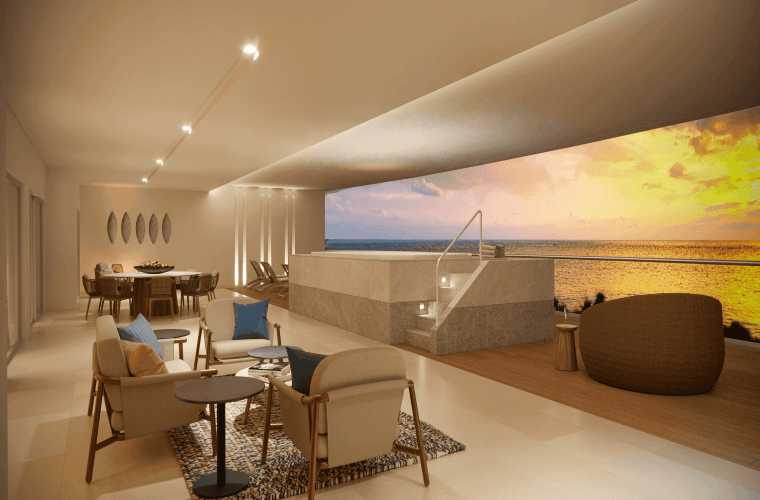 luxury suite with private terrace with pool at Royalton Splash Riviera Cancun 