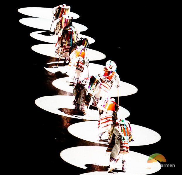 People performing at Spectacular Mexico at Xcaret