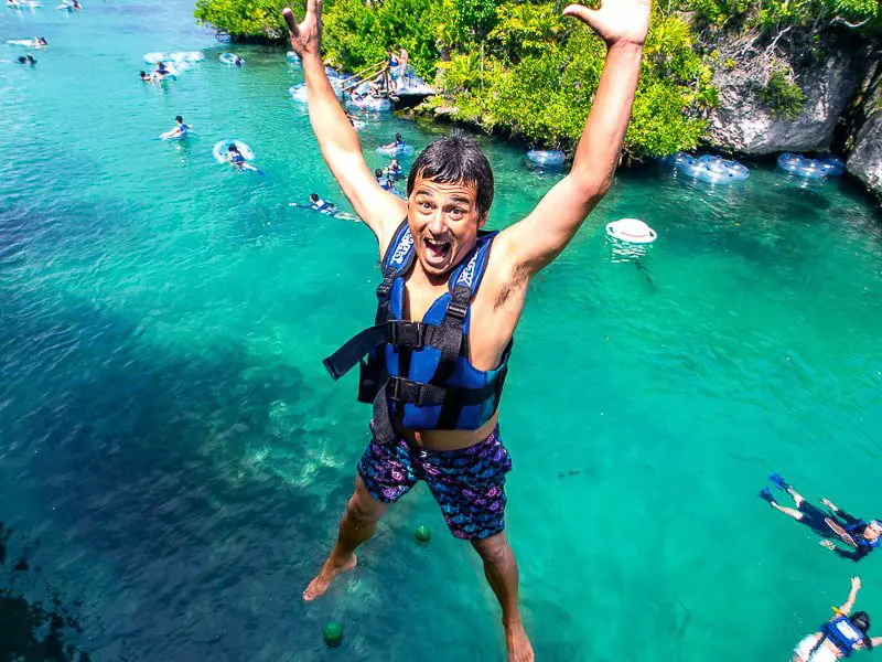 Xel-Ha Cliff Jump