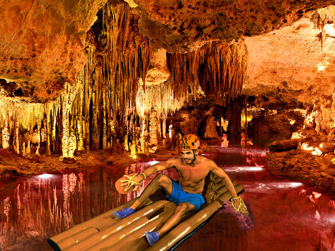 Xplor Fuego Tour Zip Lines & An Underground River at Night!