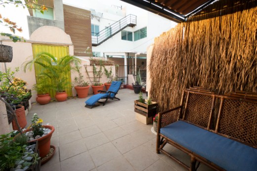 Bric Spa Playa del Carmen patio