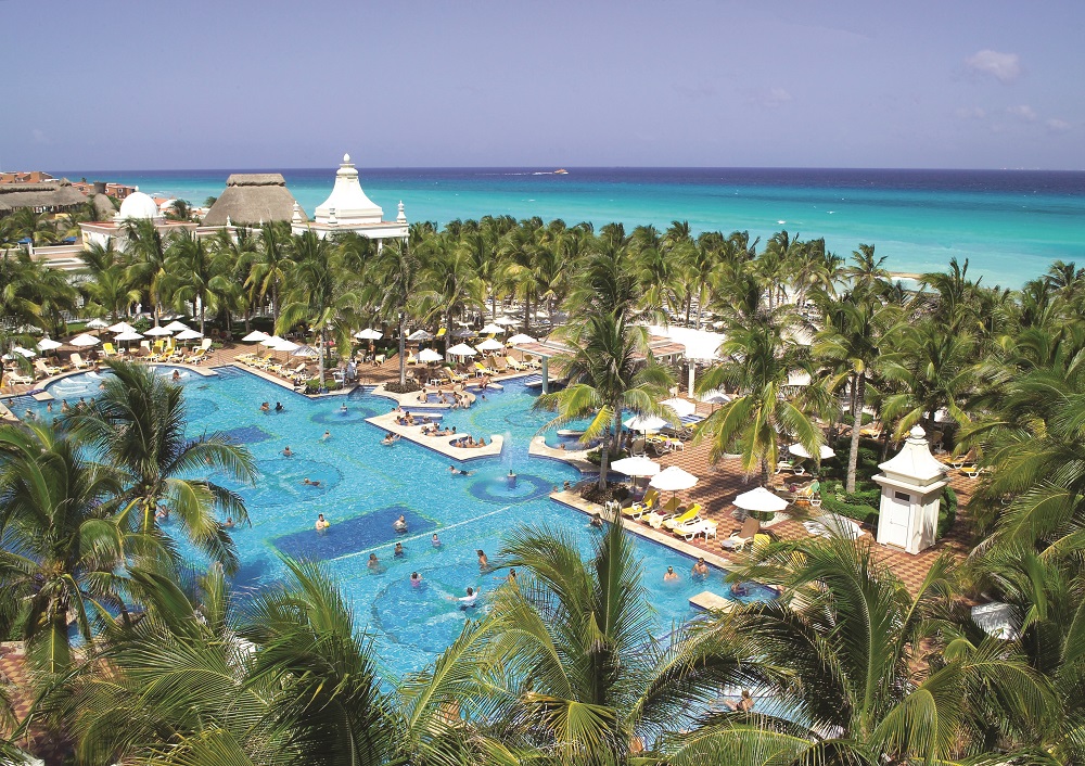 Riu Palace Riviera Maya aerial view