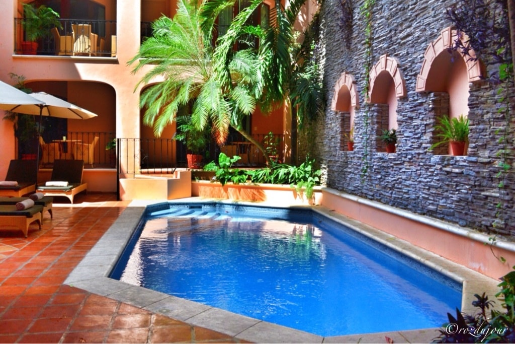 Swimming pool at Acanto Condo Hotel