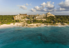 aerial view of hotel xcaret and the ocean