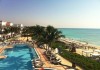 aerial view of the beach and pool Royal Playa Del Carmen